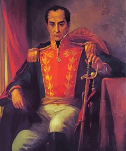 Simon Bolivar Former President Paint By Numbers