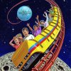 Space Roller Coasters paint by numbers