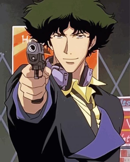 Spike Spiegel paint by numbers