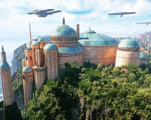 Star Wars The Phantom Menace paint by numbers
