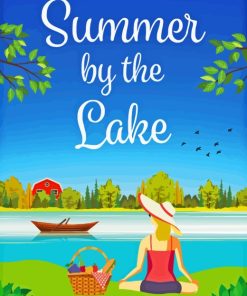 Summer At The Lake Poster paint by numbers