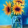 Sunflowers Art paint by numbers