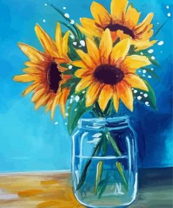 Sunflowers Art paint by numbers