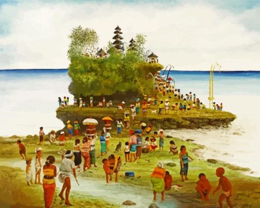 Tanah Lot Art paint by numbers