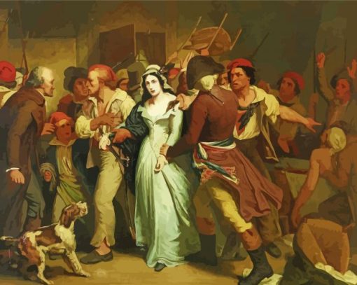 The Arrest Of Charlotte paint by numbers