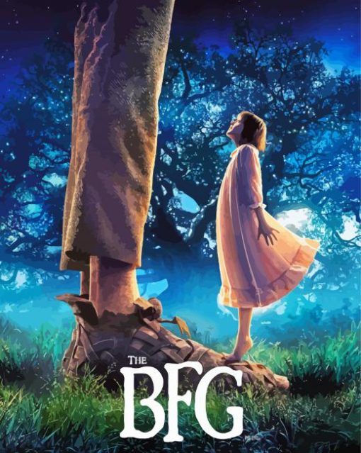 The BFG Poster paint by numbers