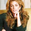 The Beautiful Cindy Crawford paint by numbers