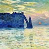 The Cliff Monet Art paint by numbers