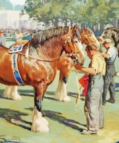 The Horse Show paint by numbers