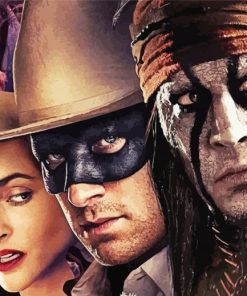 The Lone Ranger Characters paint by numbers