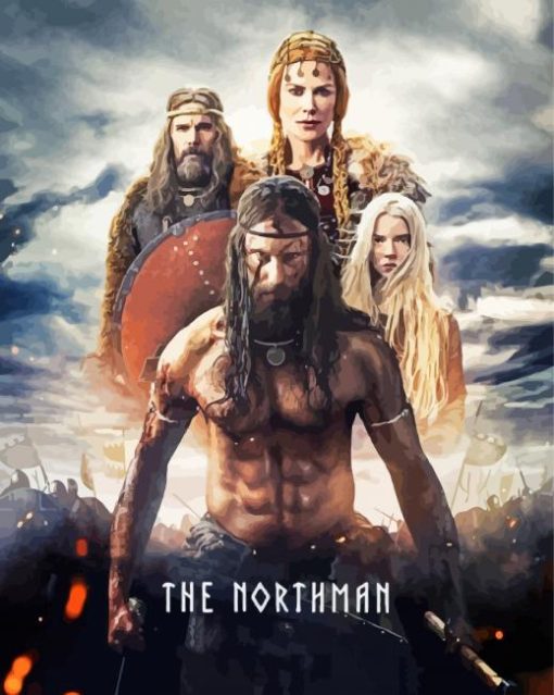 The Northman Poster paint by numbers