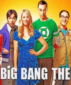 The Big Bang Theory paint by numbers