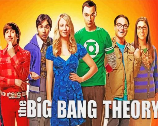 The Big Bang Theory paint by numbers