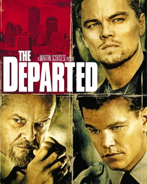 The Departed Poster paint by numbers