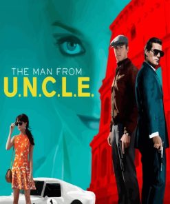 The Man From Uncle Movie Poster paint by numbers