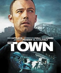 The Town Movie Poster paint by numbers