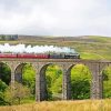 The Viaduct Train paint by numbers