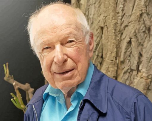 Theatre Director Peter Brook paint by numbers