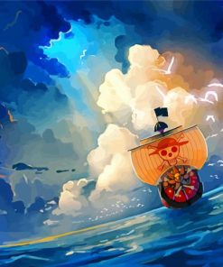 Thousand Sunny One Piece Ship paint by numbers