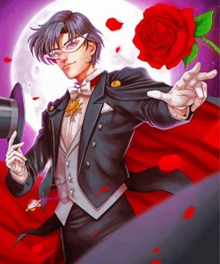 Tuxedo Mask paint by numbers