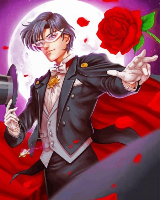 Tuxedo Mask paint by numbers