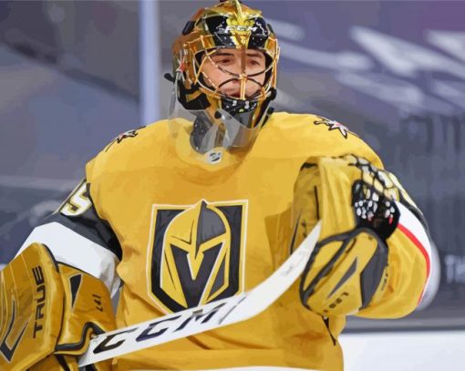 Vegas Golden Knights Player Sport paint by numbers