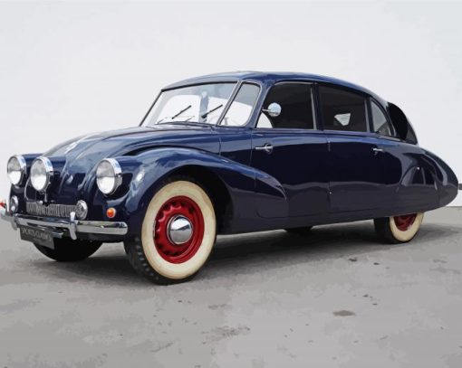 Vintage Tatra Car Paint By Numbers