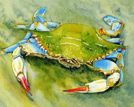 Blue Crab paint by numbers