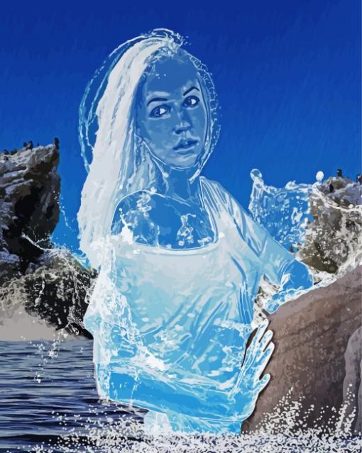 Water Woman Art paint by numbers