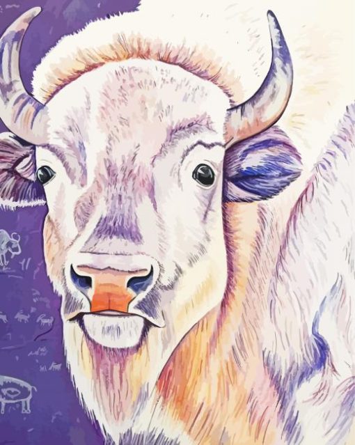 White Bison Art paint by numbers