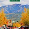 Whitefish Montana In Fall paint by numbers