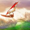 Wind Surfer paint by numbers