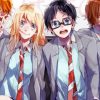 Your Lie In April Anime Characters paint by numbers