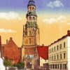 Zwickau Buildings Art paint by numbers