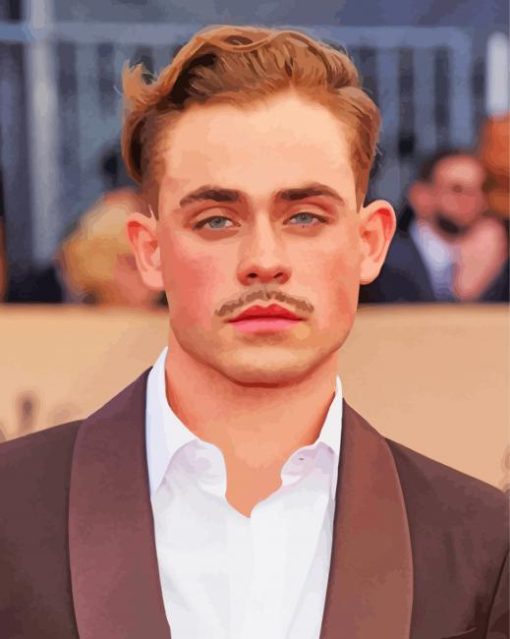 Actor Dacre Montgomery paint by numbers