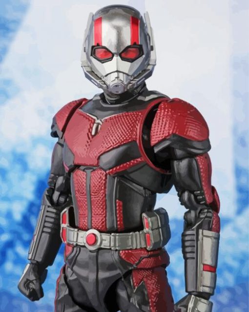 Aesthetic Ant-Man paint by numbers