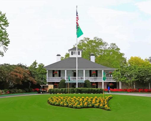 Aesthetic Augusta National paint by numbers