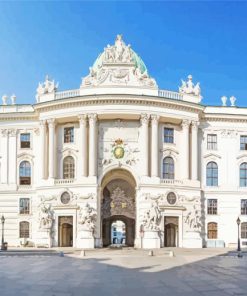 Aesthetic Austrian Palace The Hofburg paint by numbers