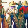 Aesthetic Cowboys In Arizona paint by numbers