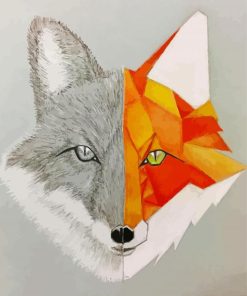 Aesthetic Fox paint by numbers