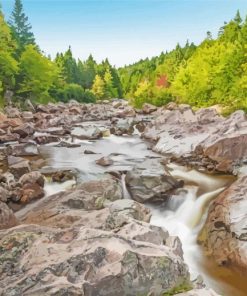 Aesthetic Fundy National Park paint by numbers