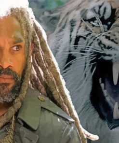 Aesthetic King Ezekiel And Shiva paint by numbers