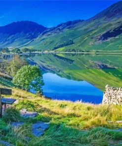 Aesthetic Lake District paint by numbers