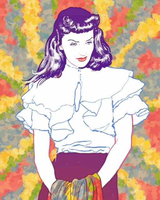 Aesthetic Mary Blair paint by numbers