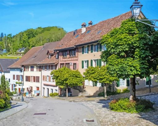 Aesthetic Regensberg Castle Art paint by numbers