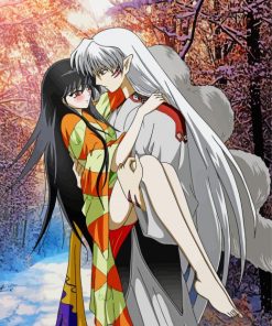 Aesthetic Rin And Sesshomaru paint by numbers