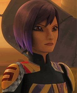 Aesthetic Sabine Wren paint by numbers