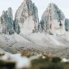 Aesthetic Tres Cime Landscape paint by numbers