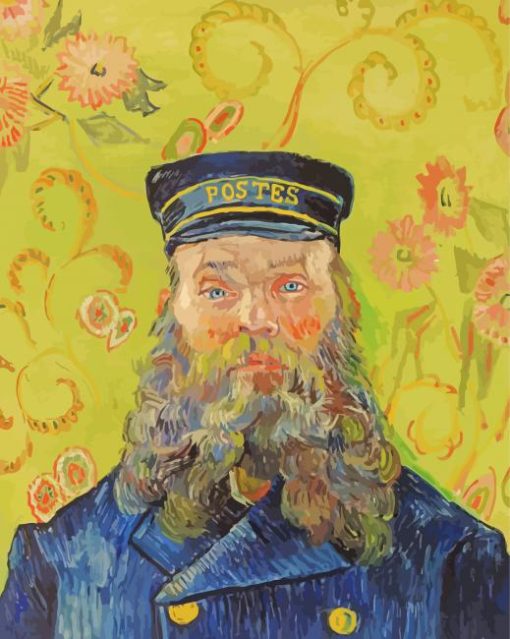 Aesthetic Van Gogh Postman paint by numbers