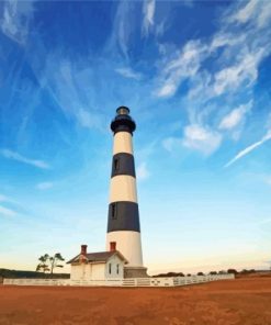 Aesthetic Bodie Island paint by numbers